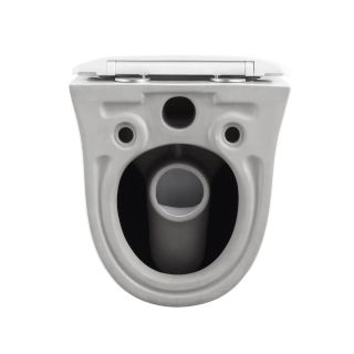 Унитаз подвесной Black & White Universe 751W00